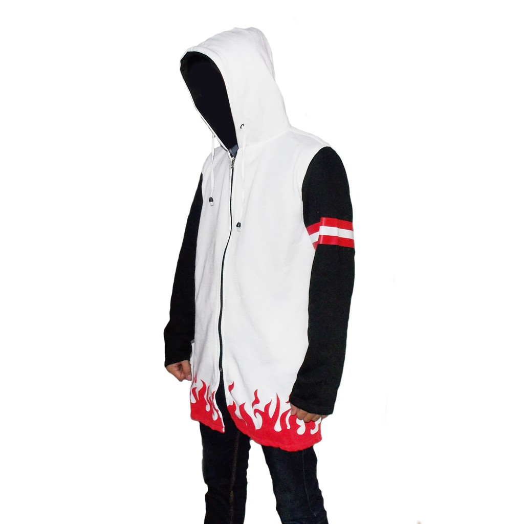 JUBAH NARUTO YONDAIME HOKAGE KONOHA - JAKET NARUTO THE LAST HOKAGE - SWEATER ANIME NARUTO HOKAGE