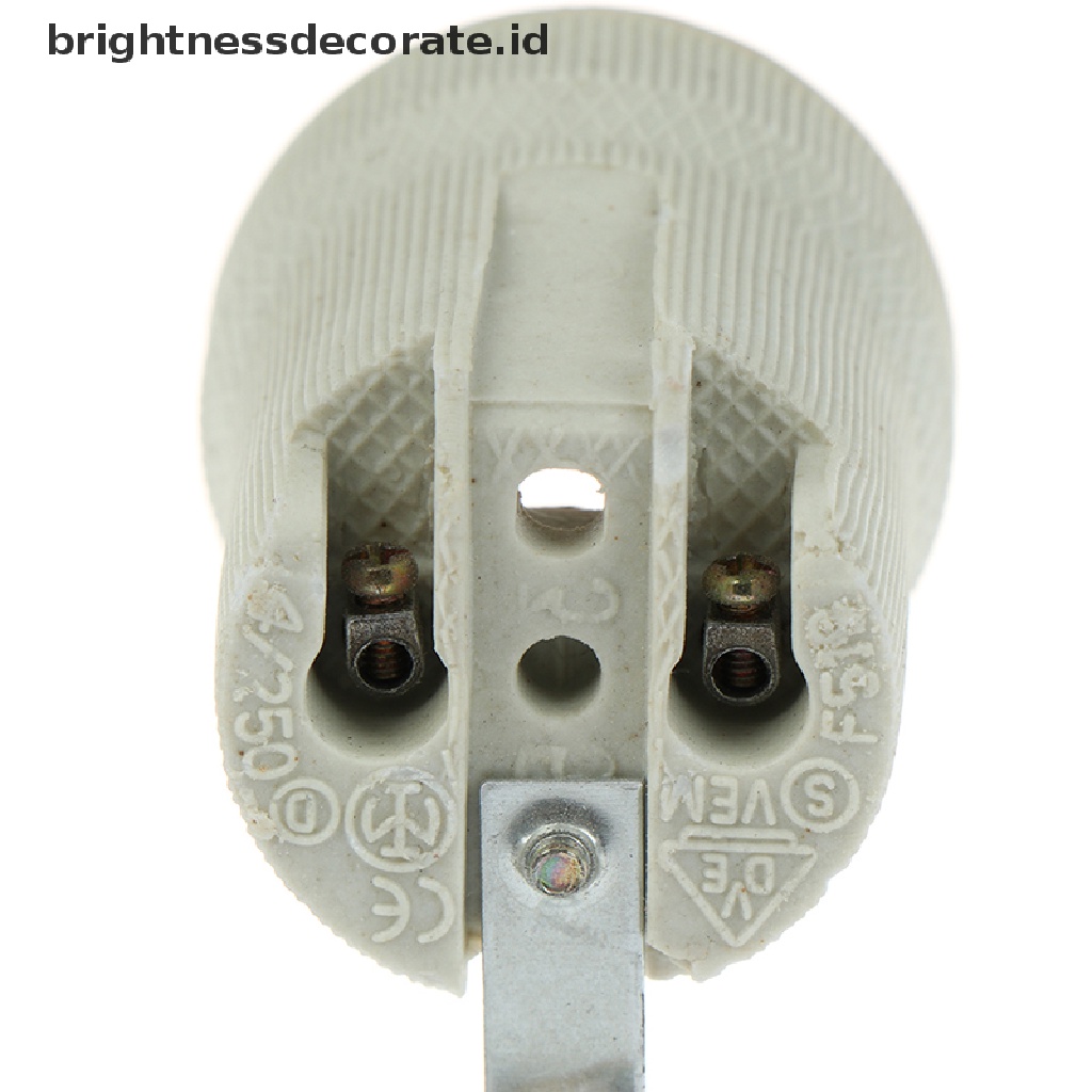 (Birth) Adaptor Fitting Bohlam Lampu E27 Bahan Keramik Tahan Panas