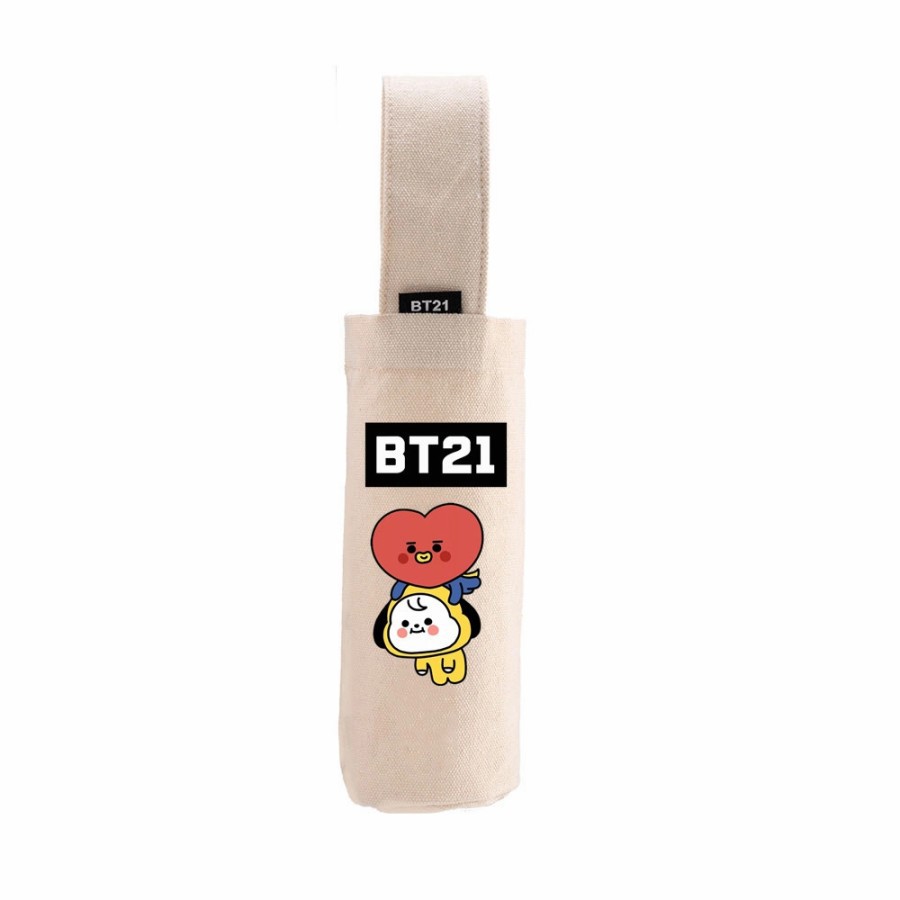 Sarung Thermos BTS Aksesories Hadiah BT21 Baby Tas Dompet Tenteng Kain