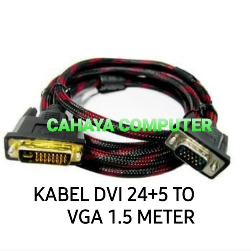 KABEL DVI 24+4 TO VGA 1.5 METER