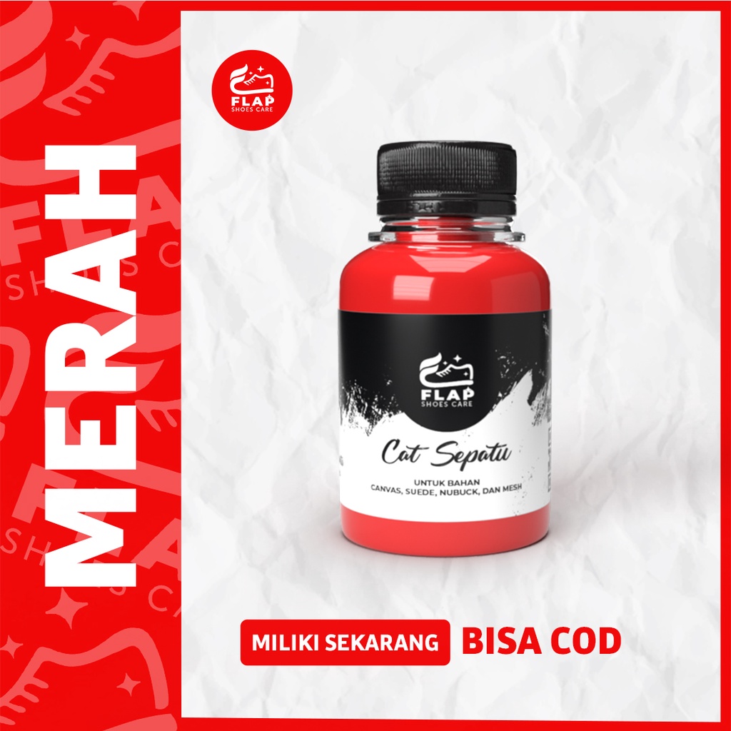 -Cat Kanvas Merah