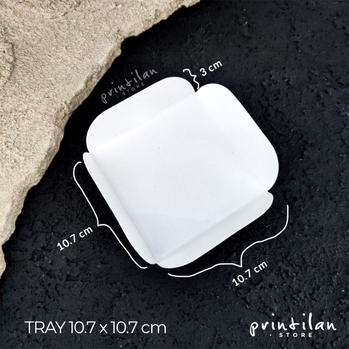 

TRAY - Alas Kue Chiffon Cake PUTIH / Tatakan Kue Mini Cake Anti Minyak