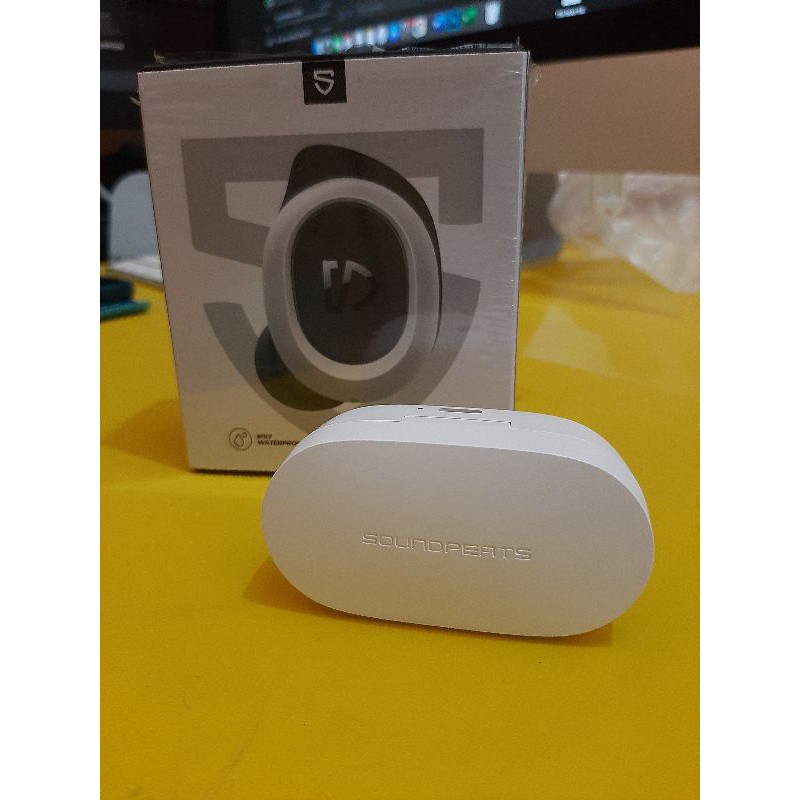 TWS Soundpeats Truefree 2 White Bekas Unboxing