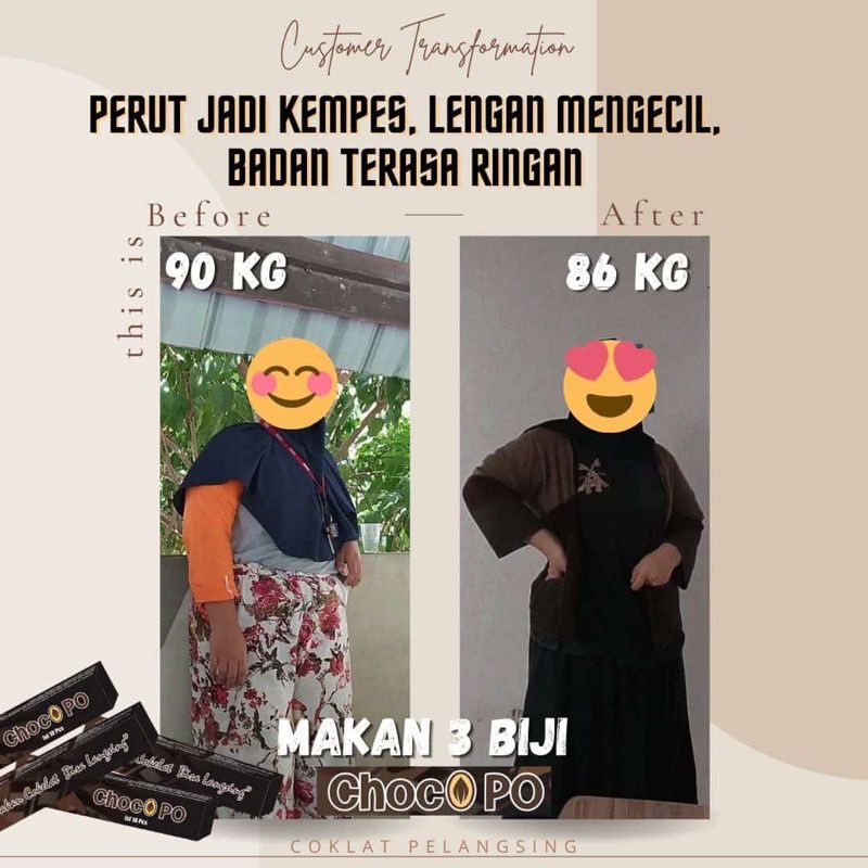 CHOCOPO COKLAT PELANGSING VIRAL / PELANGSING BADAN / MENURUNKAN BERAT BADAN /Coklat diet