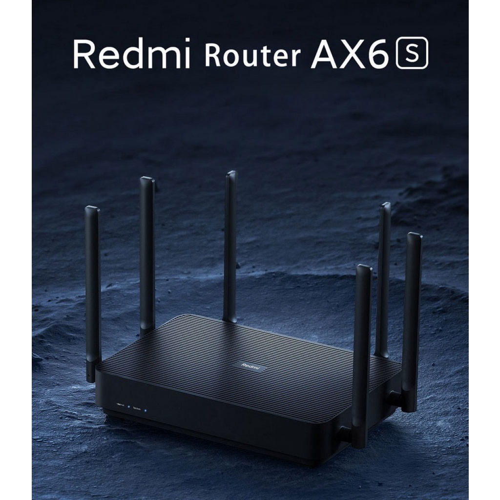 Router WiFi 6 Gigabit Dual Band 2.45.0GHz 6 Antena 3200Mbps 256MB