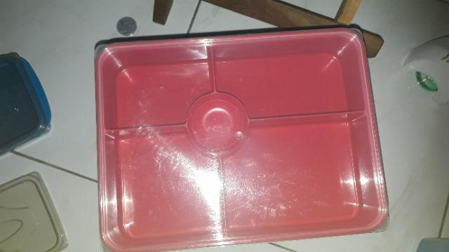 Kotak Makan Catering - Victory Lunch Box 5 Sekat - Red