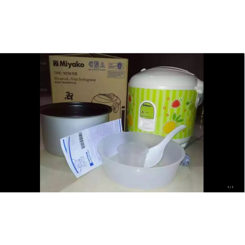 [ Miyako ] Rice Cooker / Magic Com Miyako MCM 528 - Kapasitas 1.8 ltr ADA KUKUSAN!!