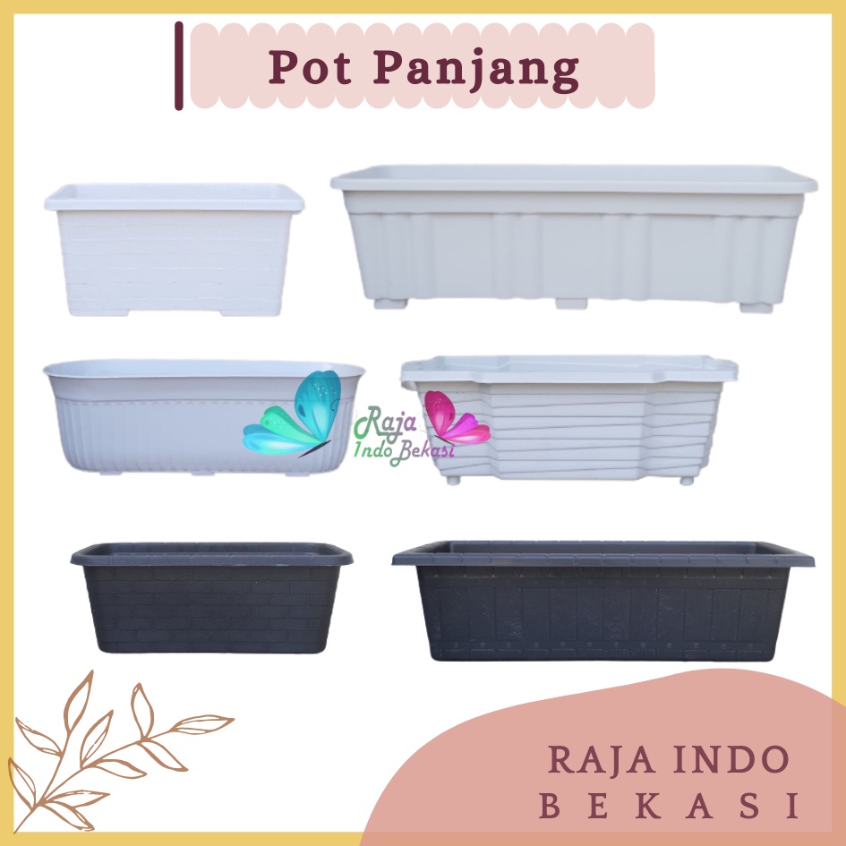 Pot Panjang Putih 50cm 70cm 40cm Pot Panjang Hitam Putih Coklat 25 50 60 cm Pot Segi Panjang Hitam 50 Besar Terakota Terracotta