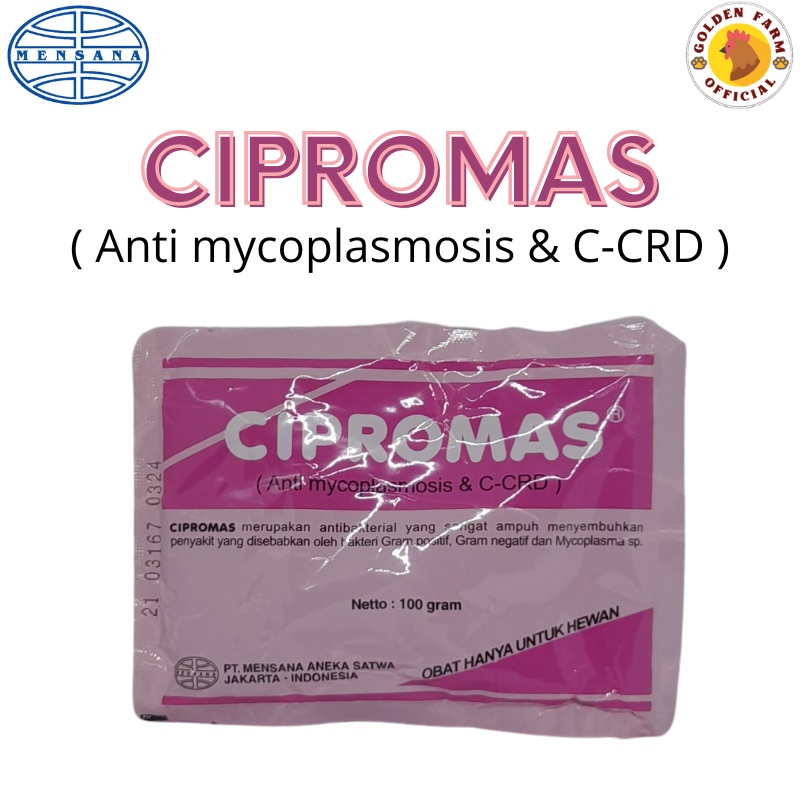 Cipromas 100 gr Mensana Obat Ayam