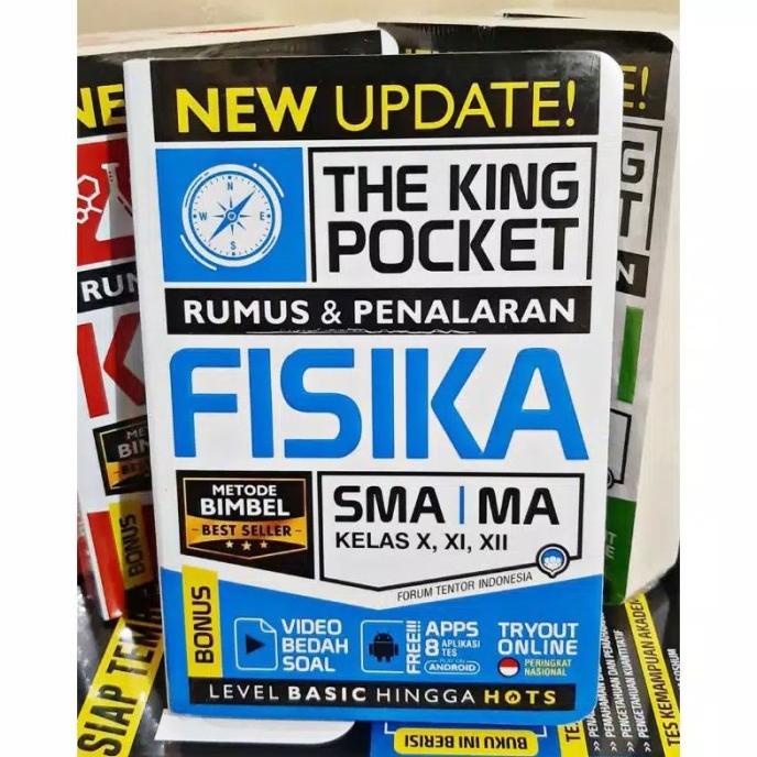 

BUKU NEW UPDATE THE KING POCKET FISIKA SMA Kls X,XI,XII