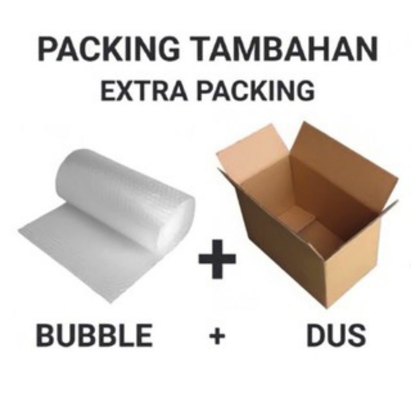 

KARDUS + BUBBLE WRAP Tambahan Packing Agar Kiriman Aman