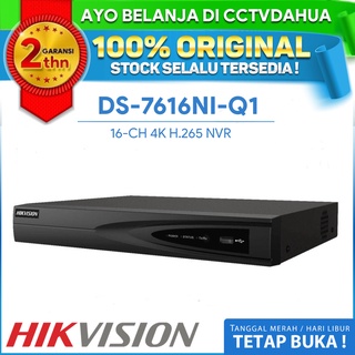 HIKVISION DS-7616NI-Q1 Hikvision 16 channel 1U 4K Resolution NVR