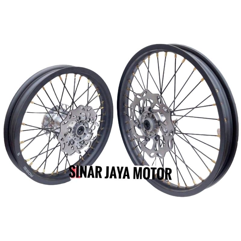 Velg Klx 150 Ring 16 19  hole 36 Ring 19 21 Hore 36  Paketan Tromol Klx 150 Jari Jari Cakram