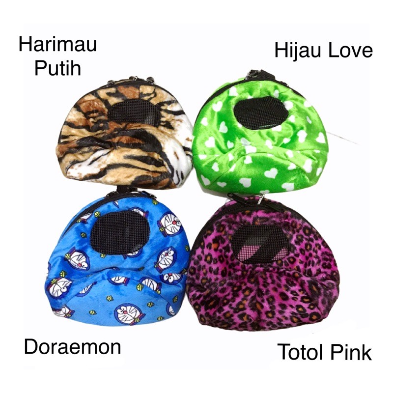 KUCCI CARRY POUCH KUCCI BAG MOTIF TAS SUGAR GLIDER POUCH SUGAR GLIDER TAS HEWAN MINI TAS HAMSTER