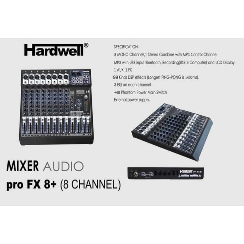 Mixer HARDWELL FX8+