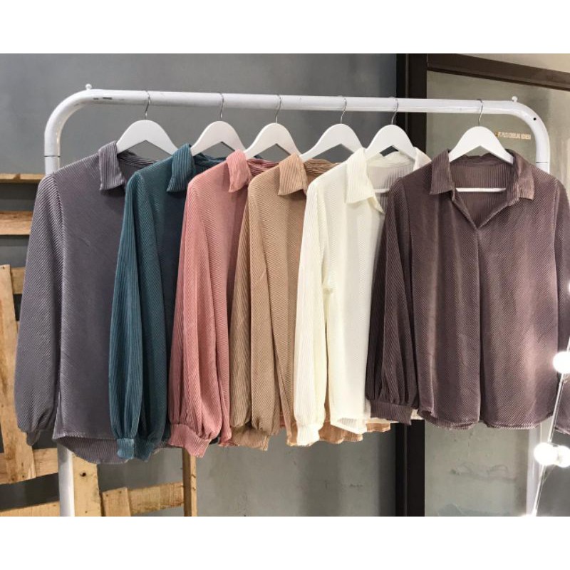 Blouse Lyrcia Import/Blouse Import/Blouse Plisket