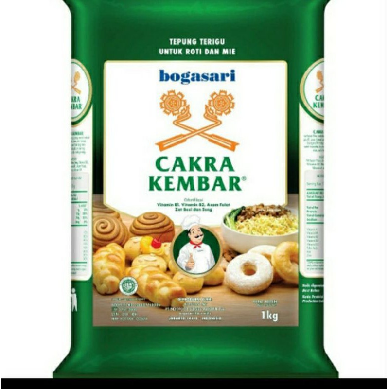 

Tepung Cakra Kembar Premium 1kg