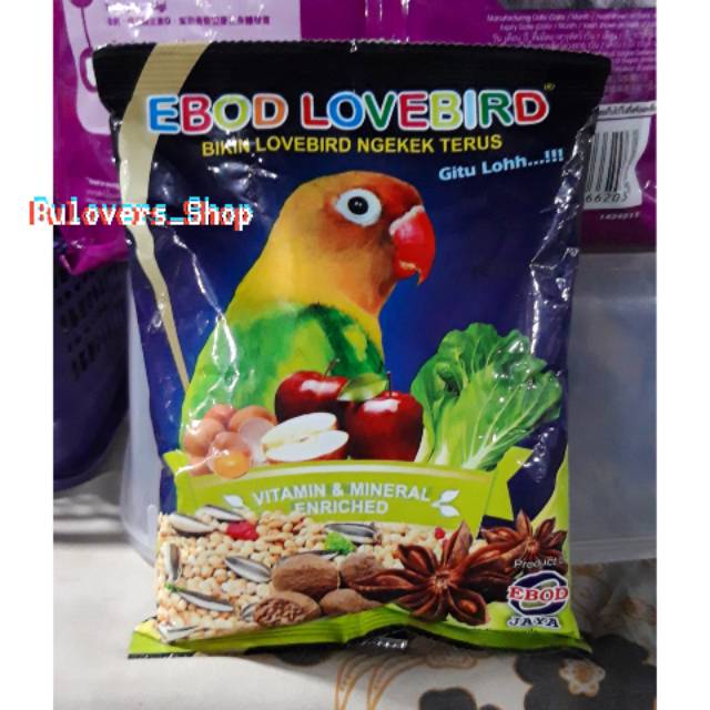 Makanan Harian Burung Ebod Jaya Love Bird Pakan Burung Love Bird