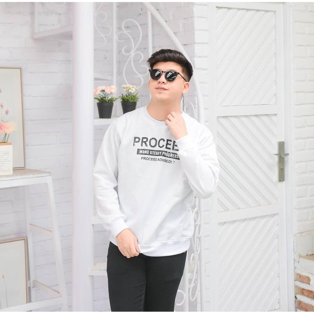 proceed sweater crewneck terbaru wanita pria uptodate