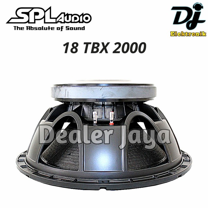 Speaker Komponen SPL Audio 18 TBX 2000 / 18TBX2000 - 18 inch