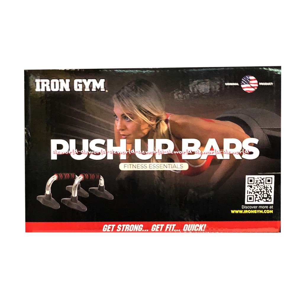 Iron Gym Push Up Bars Alat Bantu Fitness PushUp yang sangat mudah digunakan dan mudah dibawa