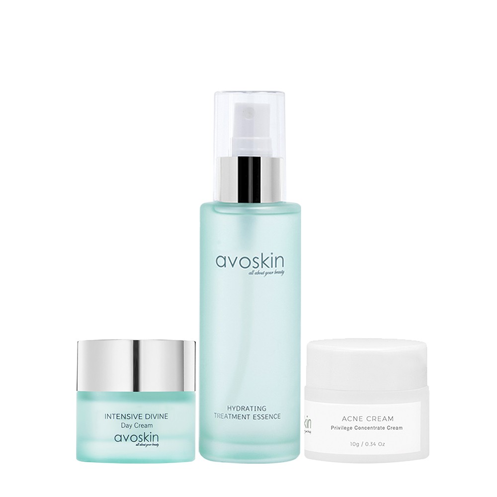 AVOSKIN MICRO TARGETING ACNE SERIES - paket perawatan jerawat