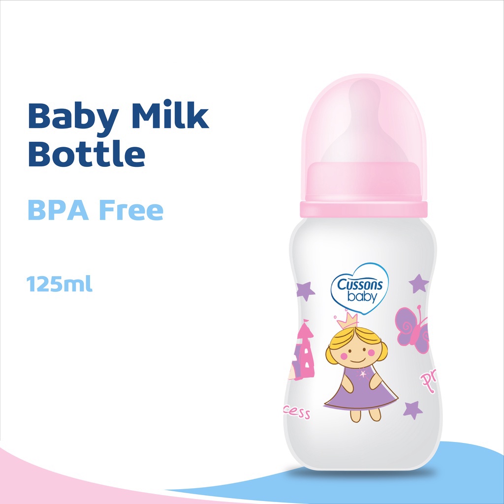 Cusson Baby Milk Bottle Botol Susu Bayi BPA Free 125ml