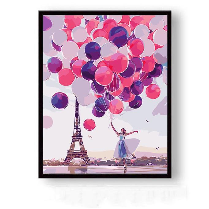 

Update! Diy Painting By Number Unframed 40X50Cm - Wondrous Series 1 - K Murah