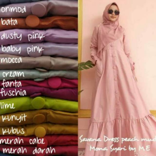 GAMIS SAVANA ORIGINAL MONA SYARII BY ME