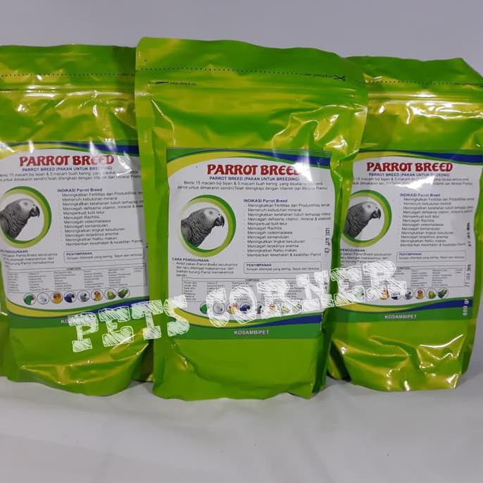 Baru Parrot Breed Afgrey / Makanan Afgrey Dijamin Ori