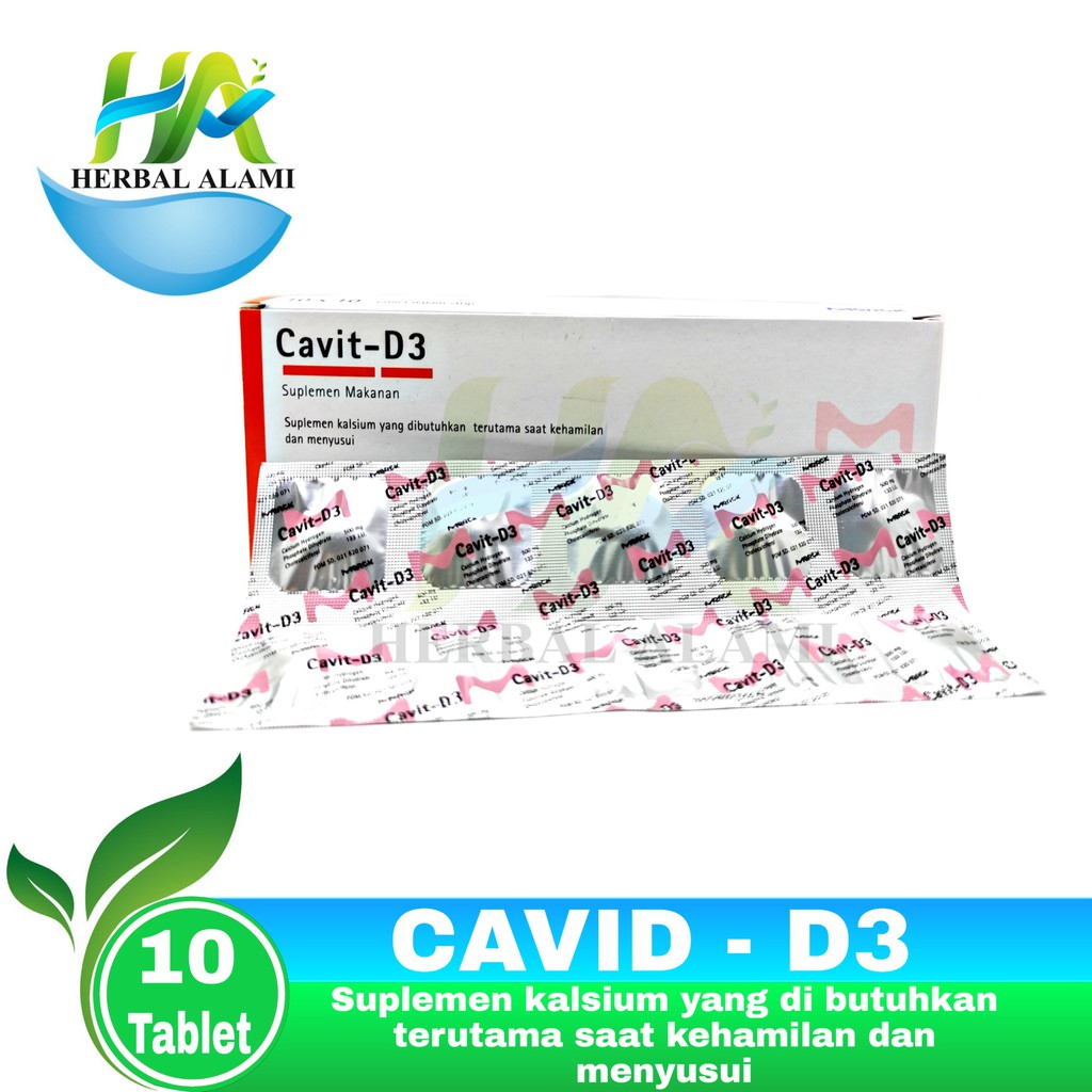 CaviT - D3 PersSETRIP - Suplemen Kalsium Untuk Ibu Hamil Dan Menyusui