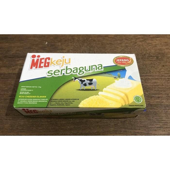 

Keju Meg Cheddar Serbaguna 48x170gr - Gosend Only!!!