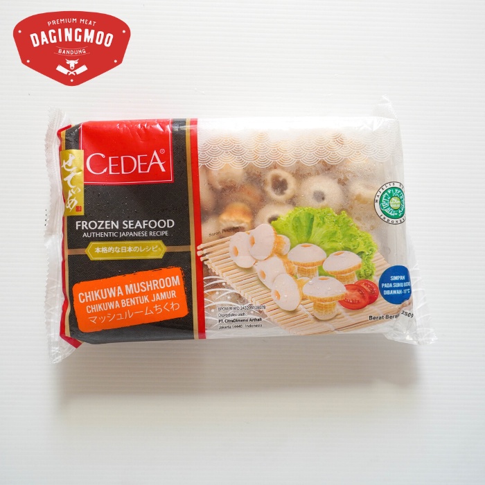 Cedea Chikuwa Mushroom 250gr & 500gr / Chikuwa Steamboat Seafood Celup-Celup ala Jepang