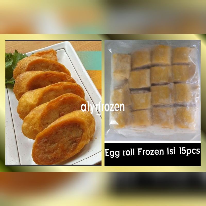 

Eggroll bento frozen isi 15potong