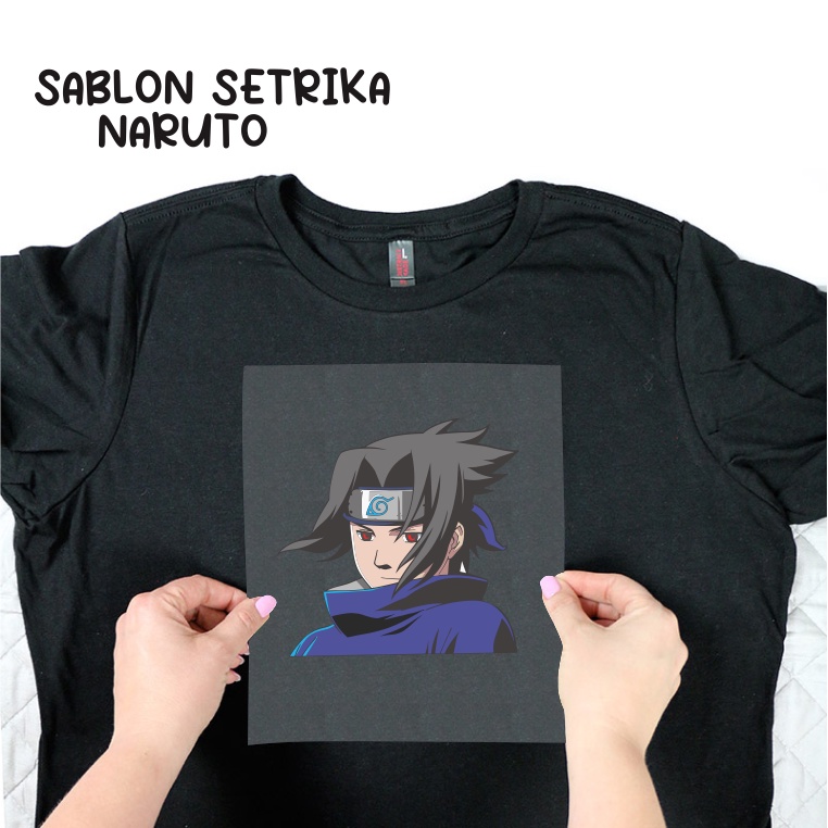 SABLON SETRIKA ANIME NARUTO BISA REQUEST GAMBAR BEBAS | SABLON SETRIKA CUSTOM | BISA GAMBAR SENDIRI 