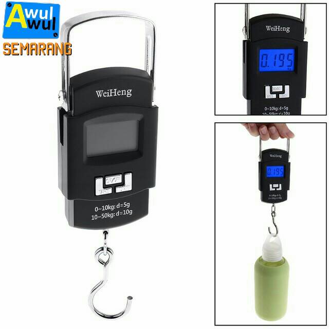 Timbangan Gantung Digital 50kg Serbaguna | Timbangan Beras | Portable Electronic Scale