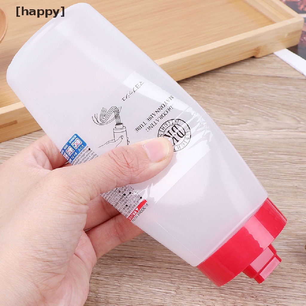 Botol Dispenser Saus Minyak Kecap Model Remas 4 Lubang Bahan Resin Ukuran 300ml Untuk Dapur