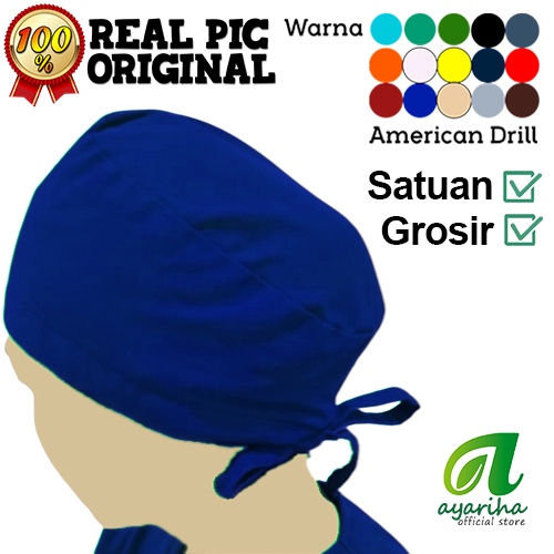 ✅ Topi OK medis / Topi Pabrik / Topi Perawat / Topi Chef
