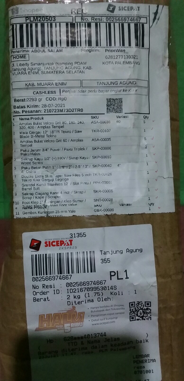 Mata Gergaji 12 18tpi Tekiro / Saw Blade Bi-metal Tekiro