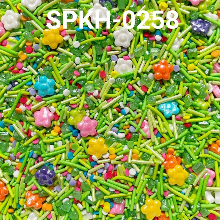 

SPKH-0258 SPRINKLES SPRINKLE SPRINGKEL 500GR BUNGA RUMPUT CONFETTI DISKON GEDE