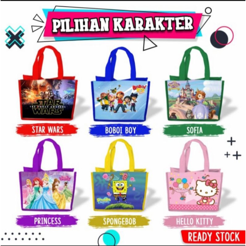 

Bisa custom Goodie Bag Karakter Ulang Tahun Anak Murah