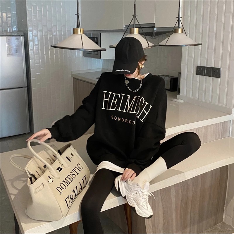 HEIMISH SWEATER WANITA - ATASAN HALUT TEBAL PREMIUM