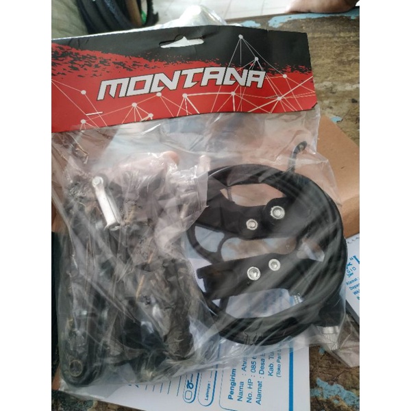 Rem V-Brake set Sepeda Polygon MTB BMX MONTANA
