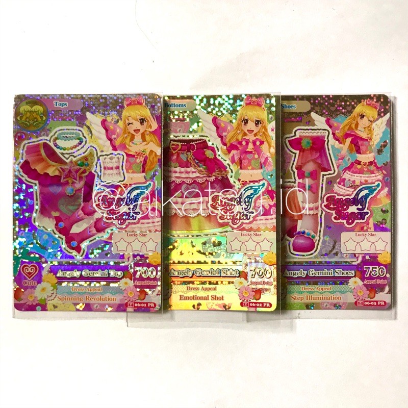 Kartu Aikatsu Premium Angely Gemini Set