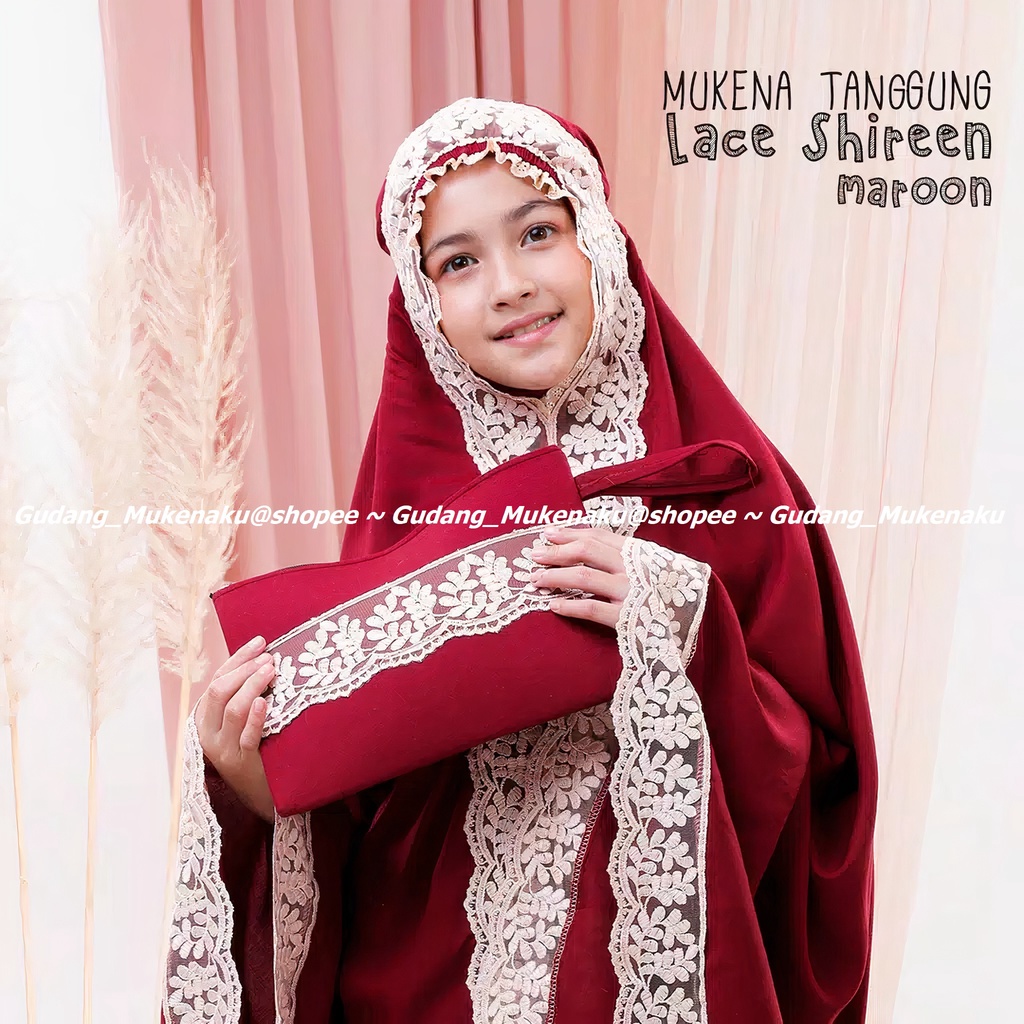 Gudang_mukenaku Mukena Anak Shireen Aplikasi Renda Import Premium Terbaru