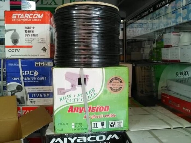 ANYVISION KABEL CCTV RG59 + POWER