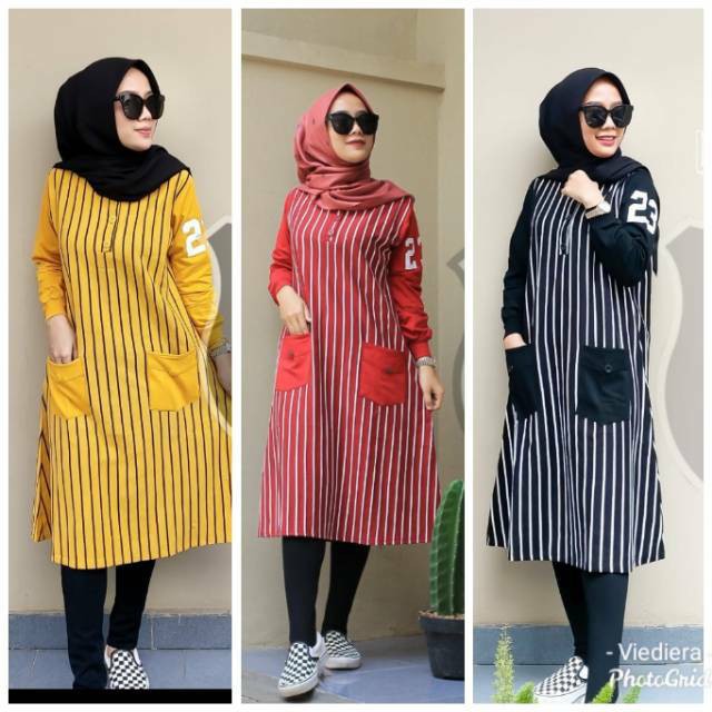 PAKAIAN WANITA TUNIK STYLE KEKINIAN BARU / Tunik chatifa