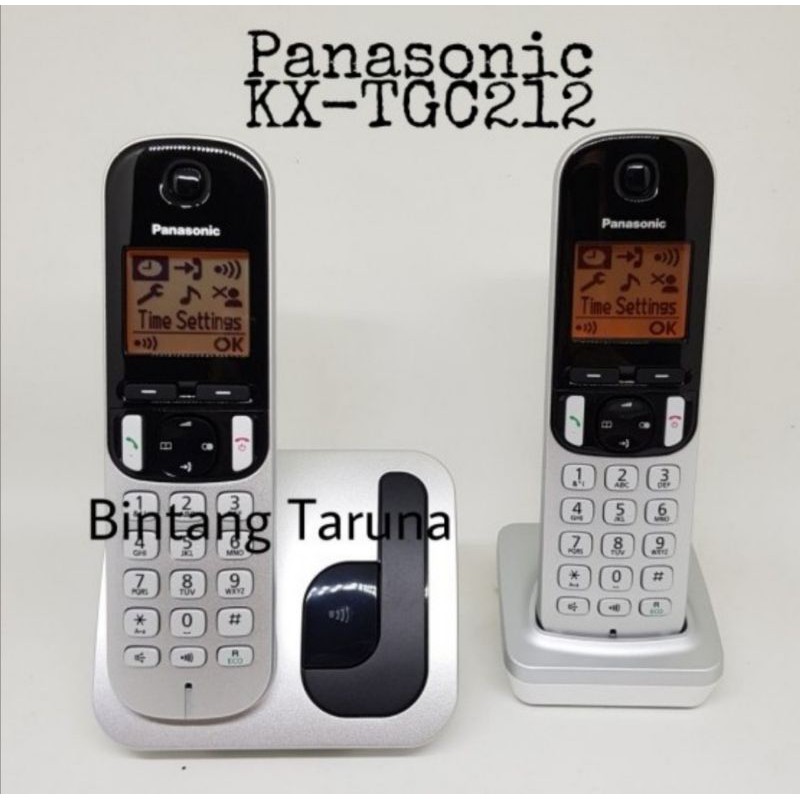 Telepon Wireless Panasonic KX-TGC212 Wireless Phone Panasonic KX-TGC212