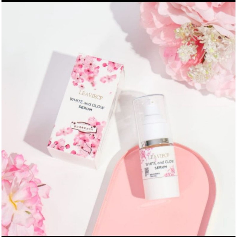 Leavie White and Glow Serum  100 % ORI