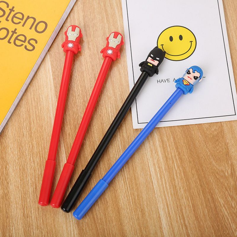 

Pena Unik Lucu Model Karakter Super hero / Pulpen / Stationary / Alat Tulis Import